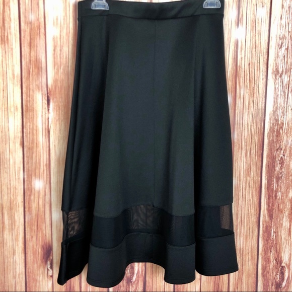 Brat Star Black Aline Full Scuba Skirt (M) - Picture 6 of 9